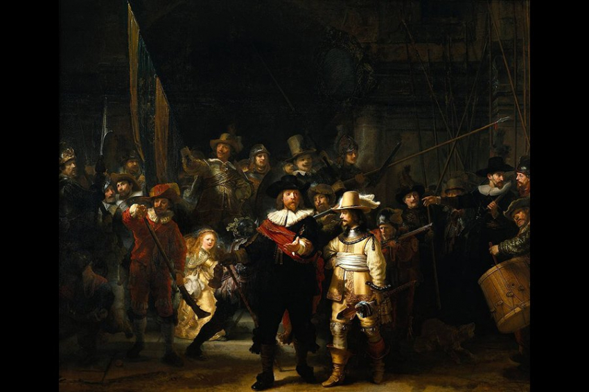 Рембрандт смешивал особые пигменты для золотых деталей «Ночного дозора»