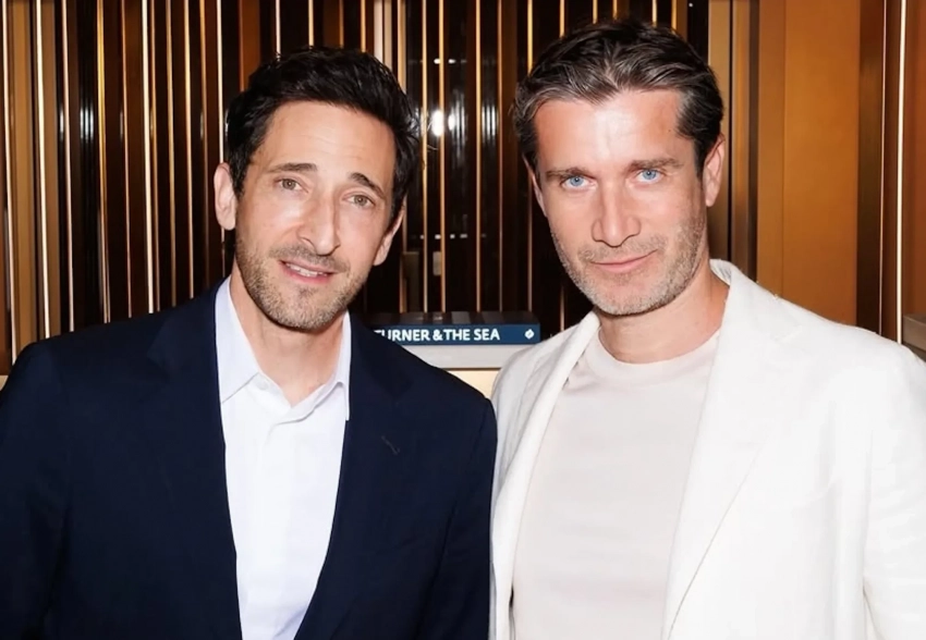 Основатель Hoff Михаил Кучмент встретился с Эдрианом Броуди в Дубае