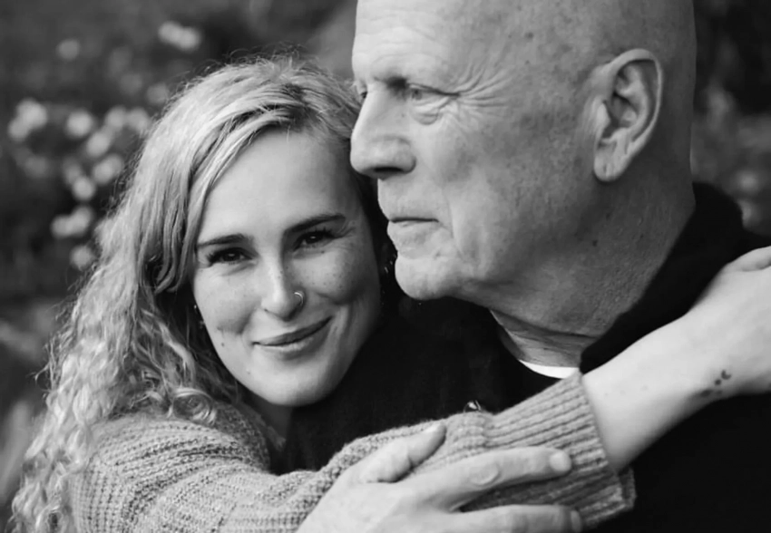 "Как мне повезло, что ты мой папа". Дочь Брюса Уиллиса опубликовала архивные фото с ним в честь Дня отца