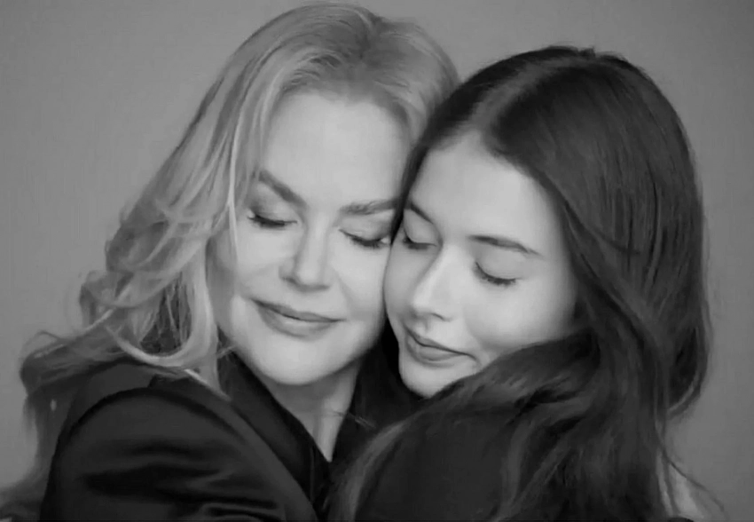 Николь Кидман снялась в рекламе бренда косметики вместе с 14-летней дочерью