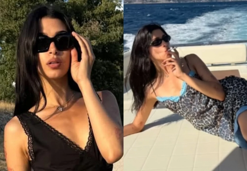 Падчерица Ивана Урганта Эрика Кикнадзе отдыхает на яхте